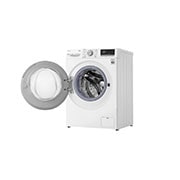 LG WiFi connected | 10.5kg | Washing Machine | 1360 rpm | Auto Dose | AI DD™ | Direct Drive™ | Steam™ | TurboWash™ | White, F4V710WTSA