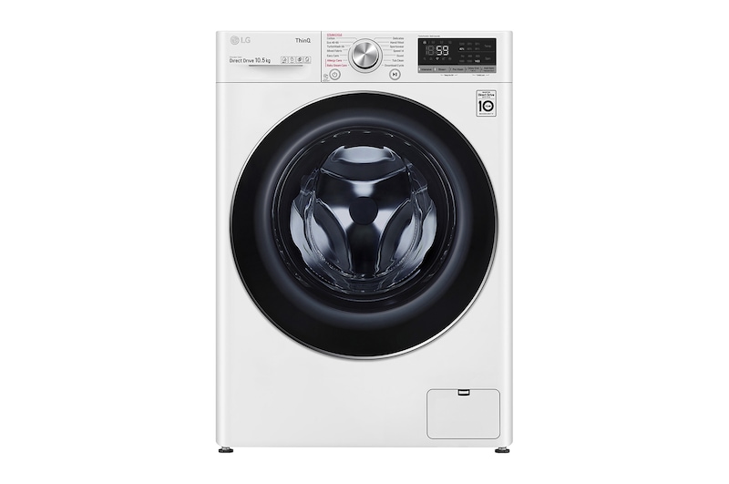 LG 10.5kg Washing Machine AI DD™, White, F4V710WTSE