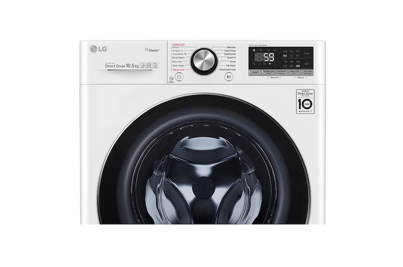 LG Turbowash™ F4V710WTS 10.5kg Washing Machine - White, F4V710WTS