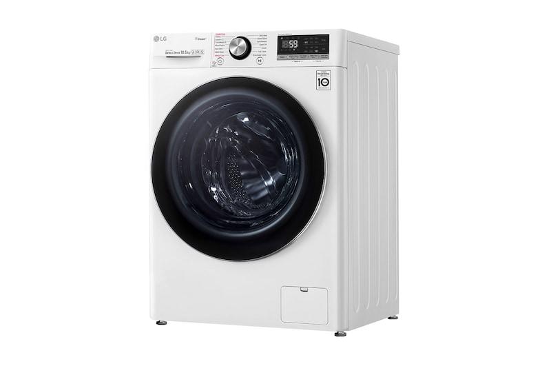 LG Turbowash™ F4V710WTS 10.5kg Washing Machine - White, F4V710WTS