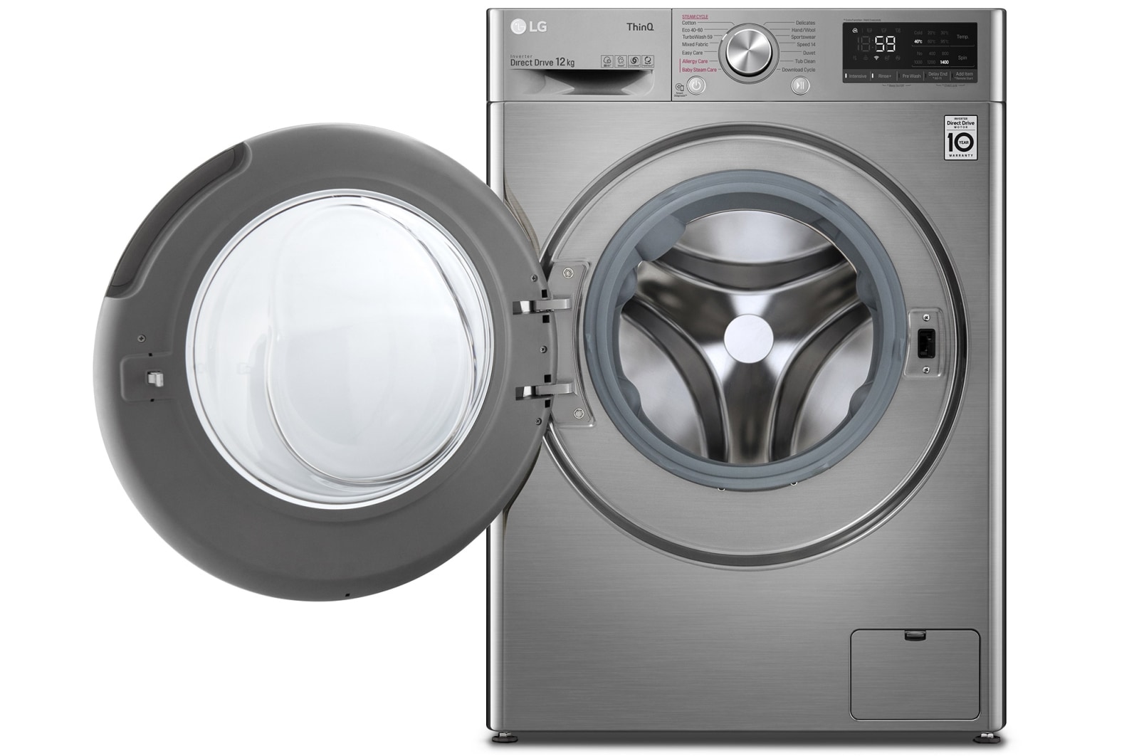 LG 12kg Washing Machine Graphite AI DD™, F4V712STSE