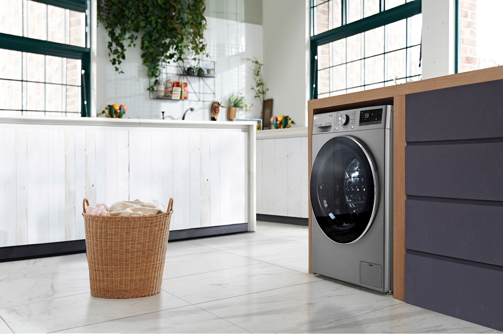 LG 12kg Washing Machine Graphite AI DD™, F4V712STSE