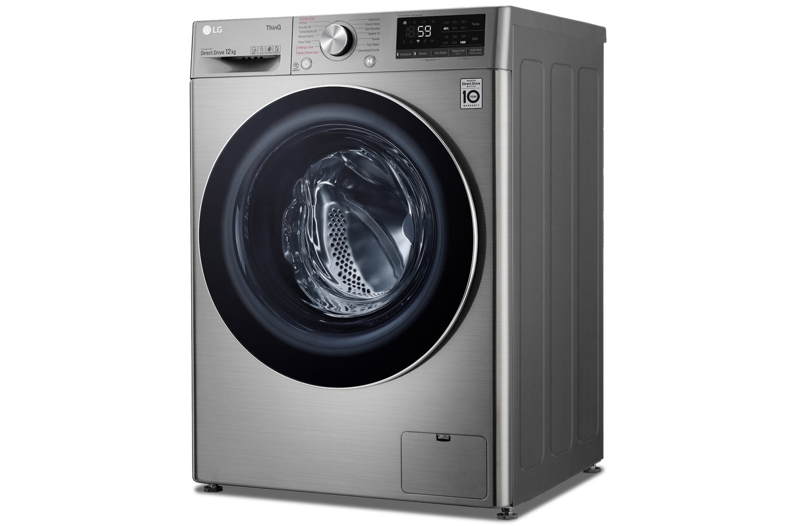 LG 12kg Washing Machine Graphite AI DD™, F4V712STSE