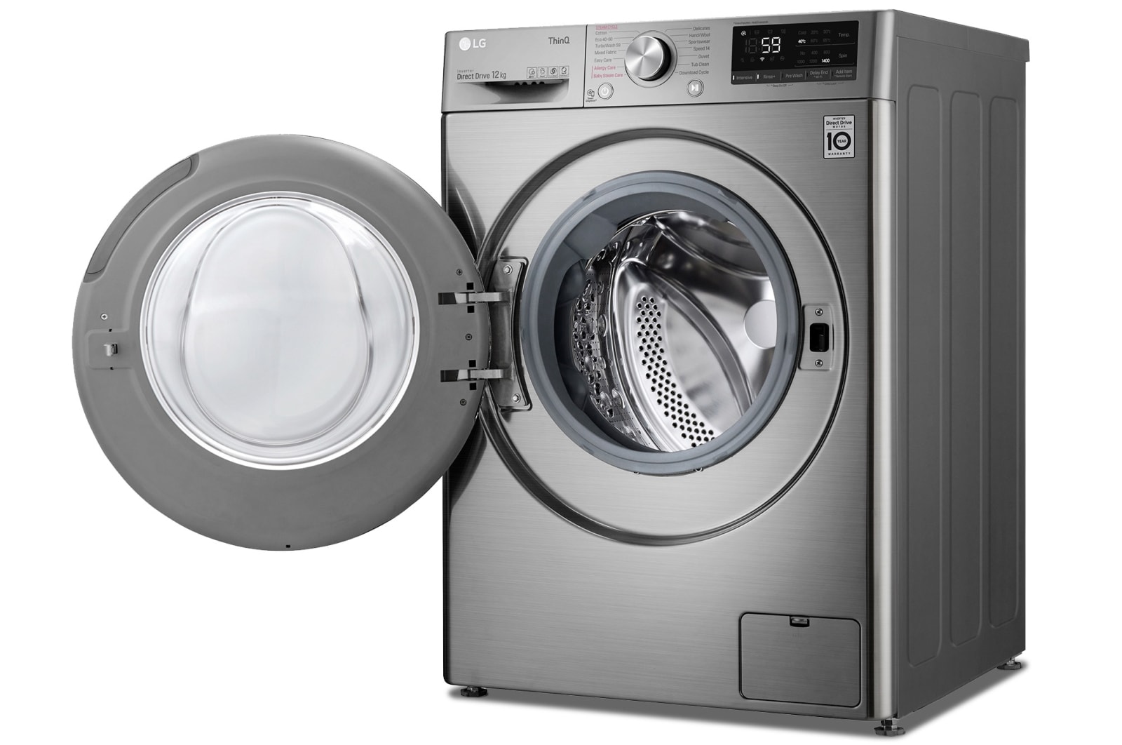 LG 12kg Washing Machine Graphite AI DD™, F4V712STSE