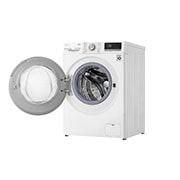 LG WiFi connected | 12kg | Washing Machine | 1360 rpm | AI DD™ | Direct Drive™ | Steam™ | TurboWash™ | White, F4V712WTSE