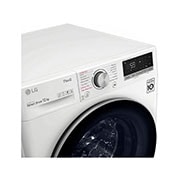 LG WiFi connected | 12kg | Washing Machine | 1360 rpm | AI DD™ | Direct Drive™ | Steam™ | TurboWash™ | White, F4V712WTSE