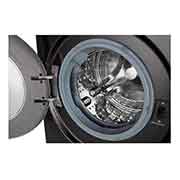 LG 9kg Washing Machine Black Steel AI DD™, F4V909BTSE