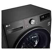 LG 9kg Washing Machine Black Steel AI DD™, F4V909BTSE