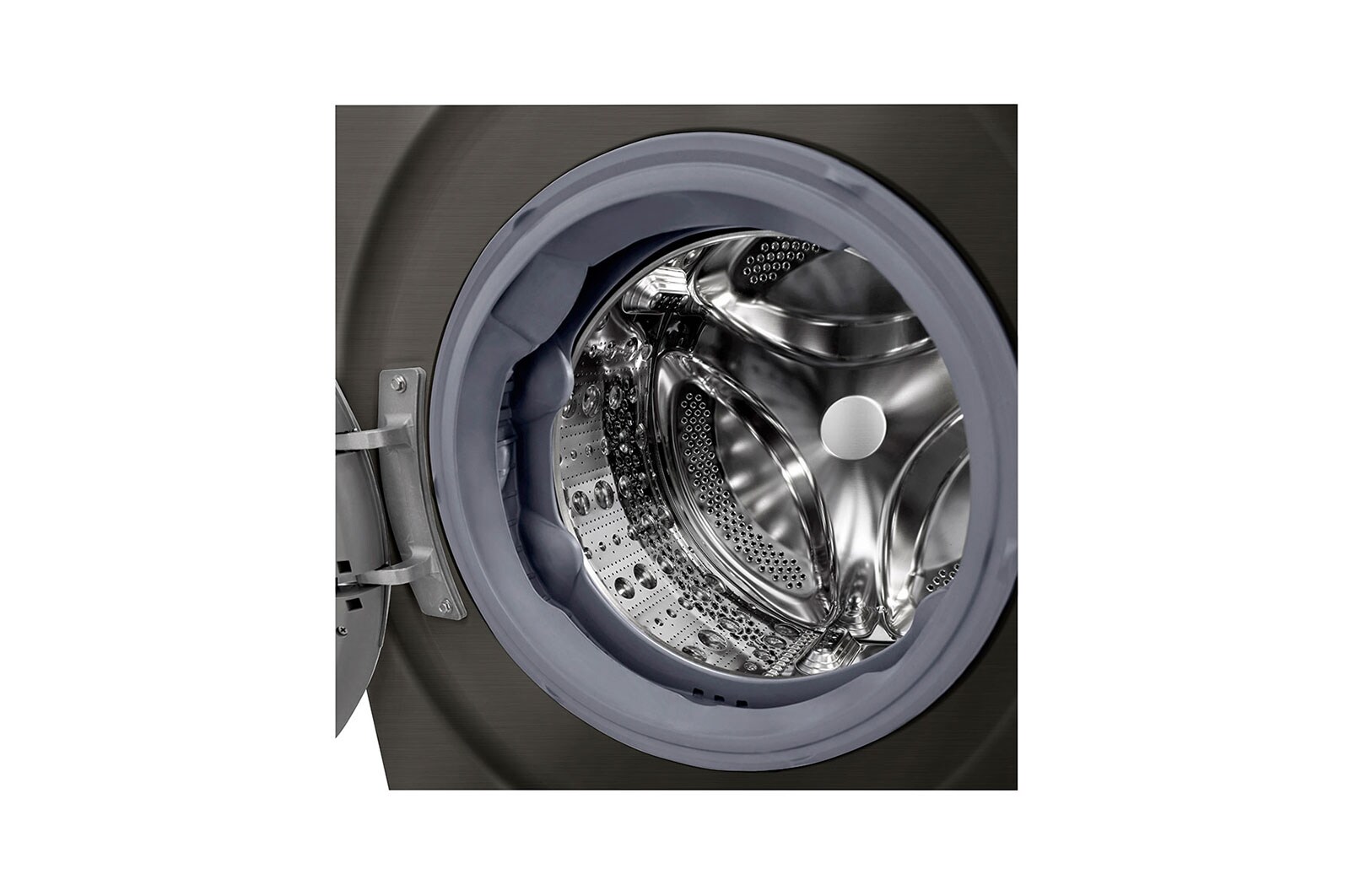 LG Turbowash360™ F4V909BTS 9kg Washing Machine - Black Steal, F4V909BTS