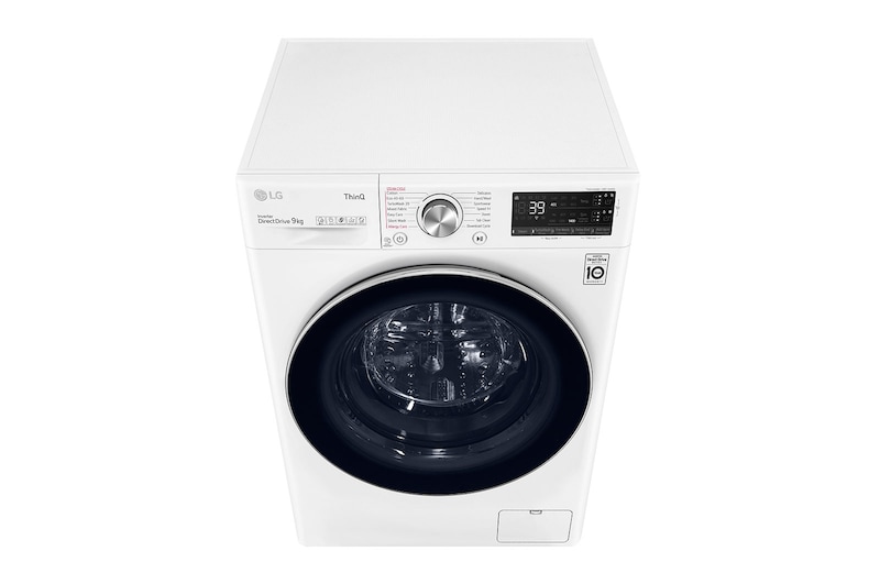 LG 9kg WiFi Connected Washing Machine, White, F4V909WTSA