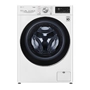 LG WiFi connected | 9kg | Washing Machine | 1360 rpm | Auto Dose | AI DD™ | Direct Drive™ | Steam™ | TurboWash™360 | White, F4V909WTSA