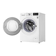 LG WiFi connected | 9kg | Washing Machine | 1360 rpm | Auto Dose | AI DD™ | Direct Drive™ | Steam™ | TurboWash™360 | White, F4V909WTSA