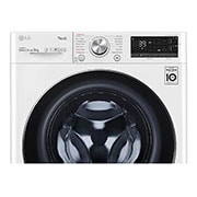 LG WiFi connected | 9kg | Washing Machine | 1360 rpm | Auto Dose | AI DD™ | Direct Drive™ | Steam™ | TurboWash™360 | White, F4V909WTSA