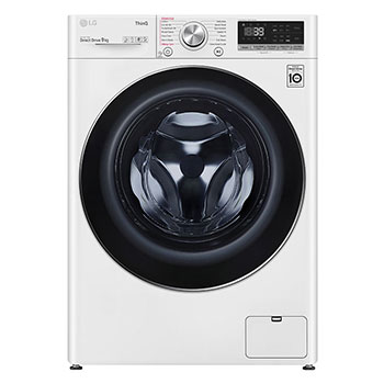 LG 9kg Washing Machine White F4V909WTSE LG UK