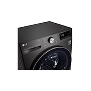 LG Turbowash™360 | 10.5kg | 1360rpm |  Washing Machine |  Black Steel, F4V910BTSE