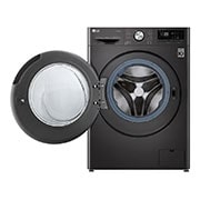 LG Turbowash360™ F4V910BTS 10.5kg Washing Machine - Black Steel, F4V910BTS