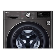 LG Turbowash360™ F4V910BTS 10.5kg Washing Machine - Black Steel, F4V910BTS