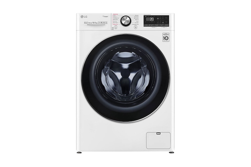 LG Turbowash360™ F4V910WTS 10.5kg Washing Machine - White, F4V910WTS