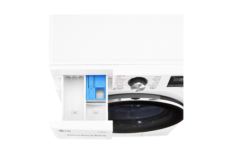 LG Turbowash360™ F4V910WTS 10.5kg Washing Machine - White, F4V910WTS