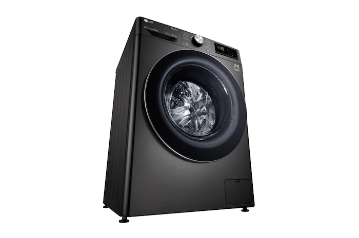 LG 9kg Washing Machine AI DD™, Black Steel, F6V1009BTSE