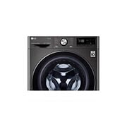 LG WiFi connected | 9kg | Washing Machine | 1560 rpm | AI DD™ | Direct Drive™ | Steam™ | TurboWash™360 | Black Steel, F6V1009BTSE