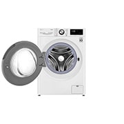 LG WiFi connected | 9kg | Washing Machine | 1560 rpm | Direct Drive™ | AI DD™ | Steam™ | TurboWash™360 | White, F6V1009WTSE