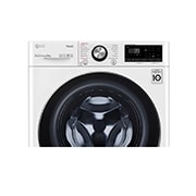 LG WiFi connected | 9kg | Washing Machine | 1560 rpm | Direct Drive™ | AI DD™ | Steam™ | TurboWash™360 | White, F6V1009WTSE