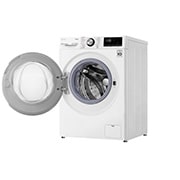 LG WiFi connected | 9kg | Washing Machine | 1560 rpm | Direct Drive™ | AI DD™ | Steam™ | TurboWash™360 | White, F6V1009WTSE