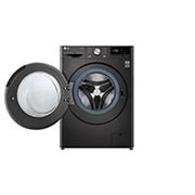 LG WiFi connected | 10.5kg | Washing Machine | 1560 rpm | AI DD™ | Direct Drive™ | Steam™ | TurboWash™360 | Black Steel, F6V1010BTSE