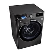 LG WiFi connected | 10.5kg | Washing Machine | 1560 rpm | AI DD™ | Direct Drive™ | Steam™ | TurboWash™360 | Black Steel, F6V1010BTSE