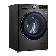 LG WiFi connected | 10.5kg | Washing Machine | 1560 rpm | AI DD™ | Direct Drive™ | Steam™ | TurboWash™360 | Black Steel, F6V1010BTSE