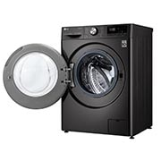 LG WiFi connected | 10.5kg | Washing Machine | 1560 rpm | AI DD™ | Direct Drive™ | Steam™ | TurboWash™360 | Black Steel, F6V1010BTSE