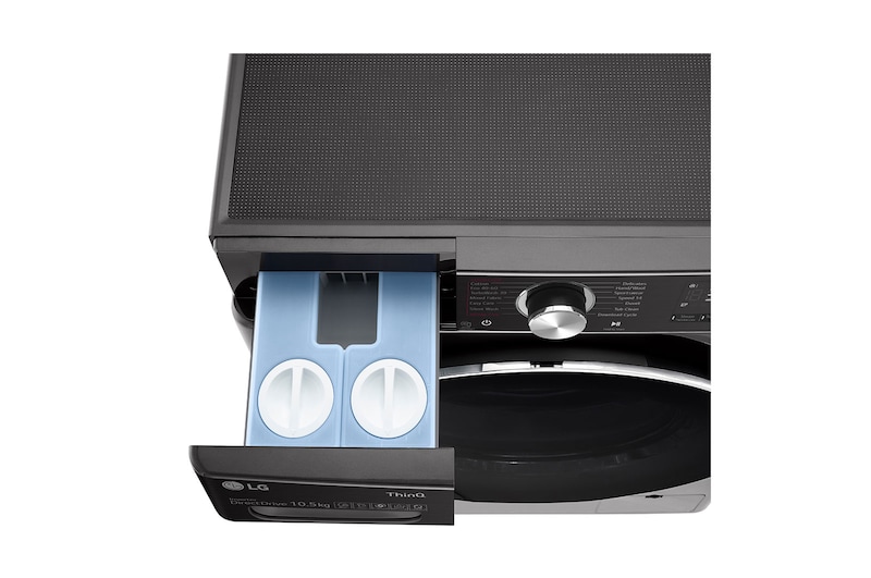 LG 10.5kg Washing Machine AI DD™, Black Steel, F6V1110BTSA