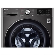 LG 9kg Washing Machine Black Steel AI DD™, F6V909BTSA