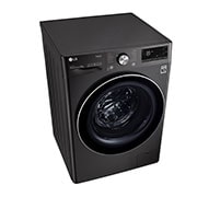 LG WiFi connected | 9kg | Washing Machine | 1560 rpm | Auto Dose | AI DD™ | Direct Drive™ | Steam™ | TurboWash™360\t| Black Steel, F6V909BTSA