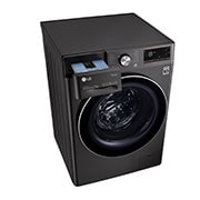 LG WiFi connected | 9kg | Washing Machine | 1560 rpm | Auto Dose | AI DD™ | Direct Drive™ | Steam™ | TurboWash™360\t| Black Steel, F6V909BTSA