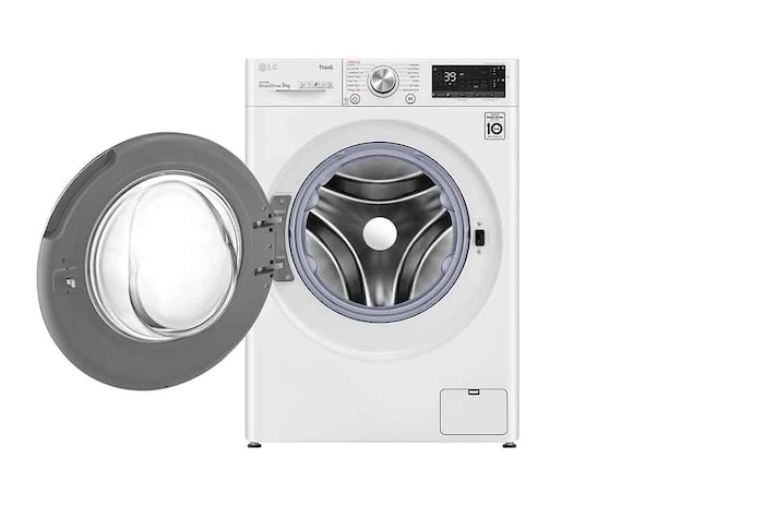 LG 9kg Washing Machine AI DD™, White, F6V909WTSA