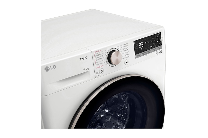 LG 10.5kg Washing Machine AI DD™, White, F6V910RTSA