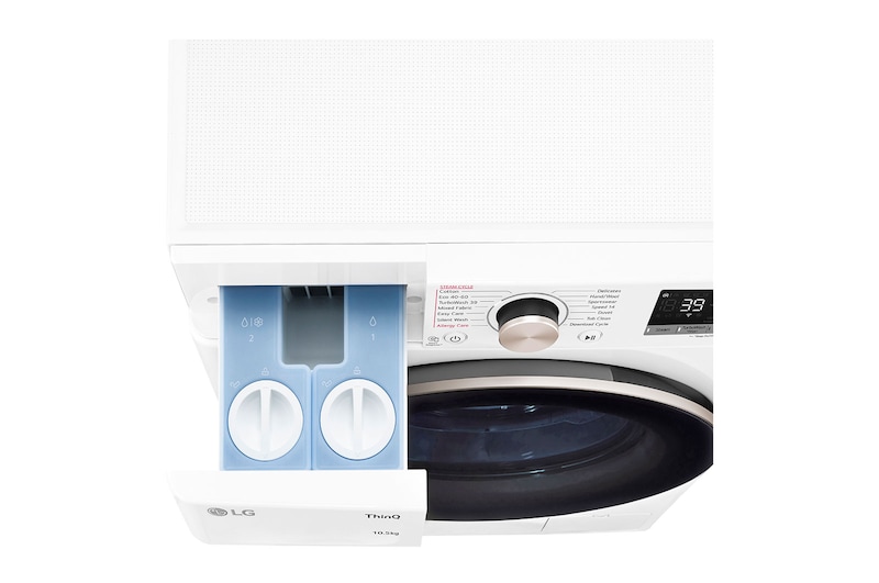 LG 10.5kg Washing Machine AI DD™, White, F6V910RTSA
