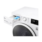 LG 10.5kg Washing Machine White AI DD™, FAV310WNE