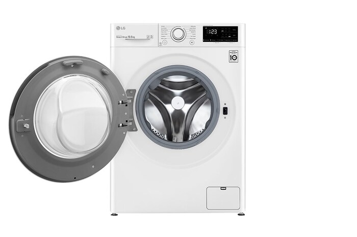 LG 10.5kg Washing Machine AI DD™, White, FAV310WNE