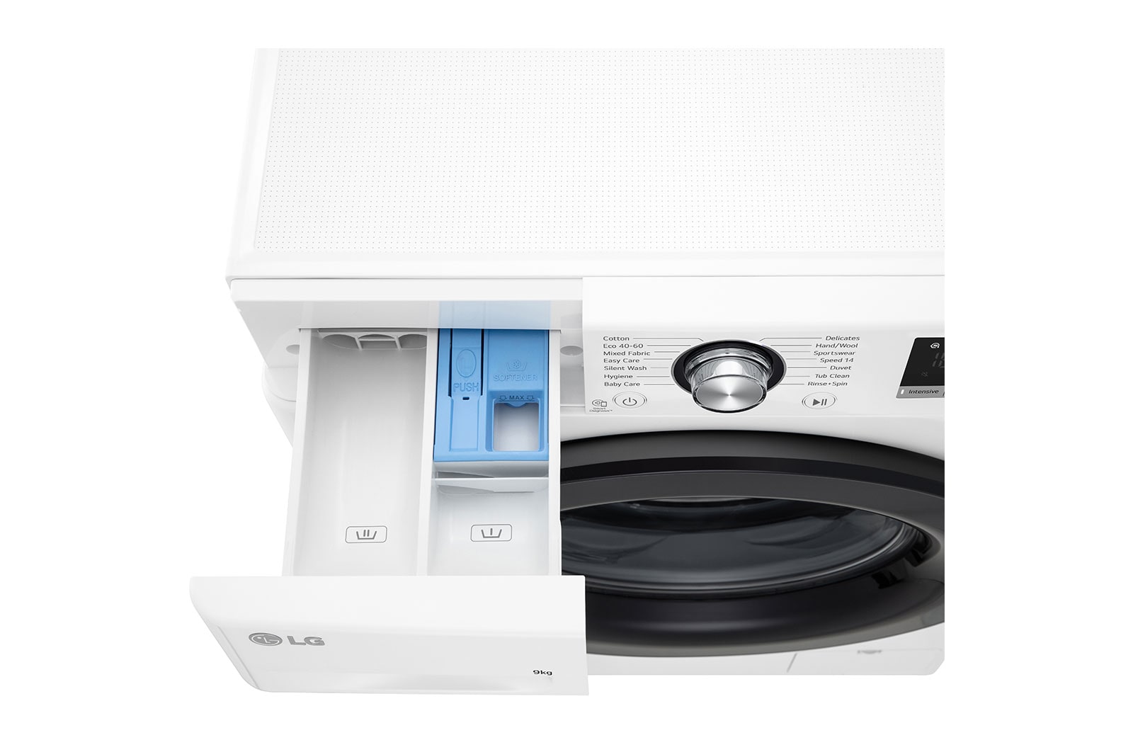 LG 9kg Washing Machine White AI DD™, FCV309WNE