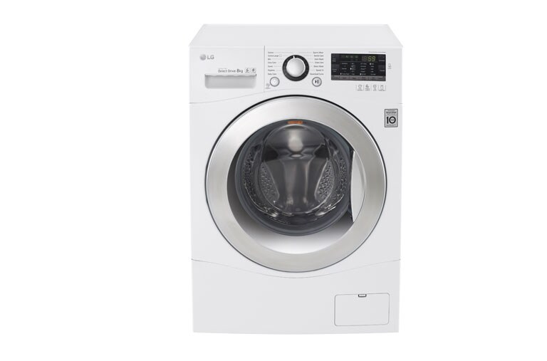 LG 8kg 6 Motion DD Washing Machine With Stylish Chrome Door, FH2A8TDN2
