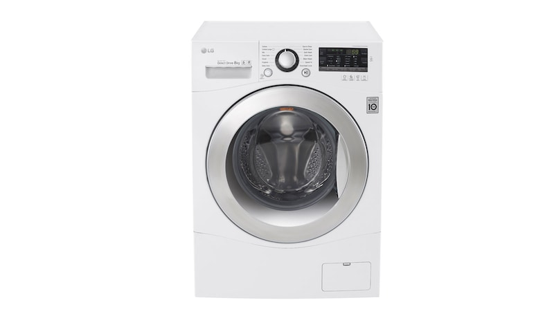 LG 8kg 6 Motion DD Washing Machine With Stylish Chrome Door, FH2A8TDN2
