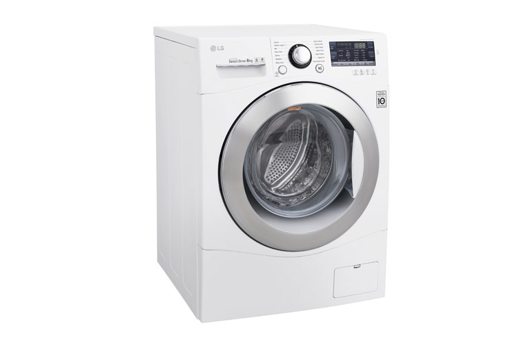 LG 8kg 6 Motion DD Washing Machine With Stylish Chrome Door, FH2A8TDN2