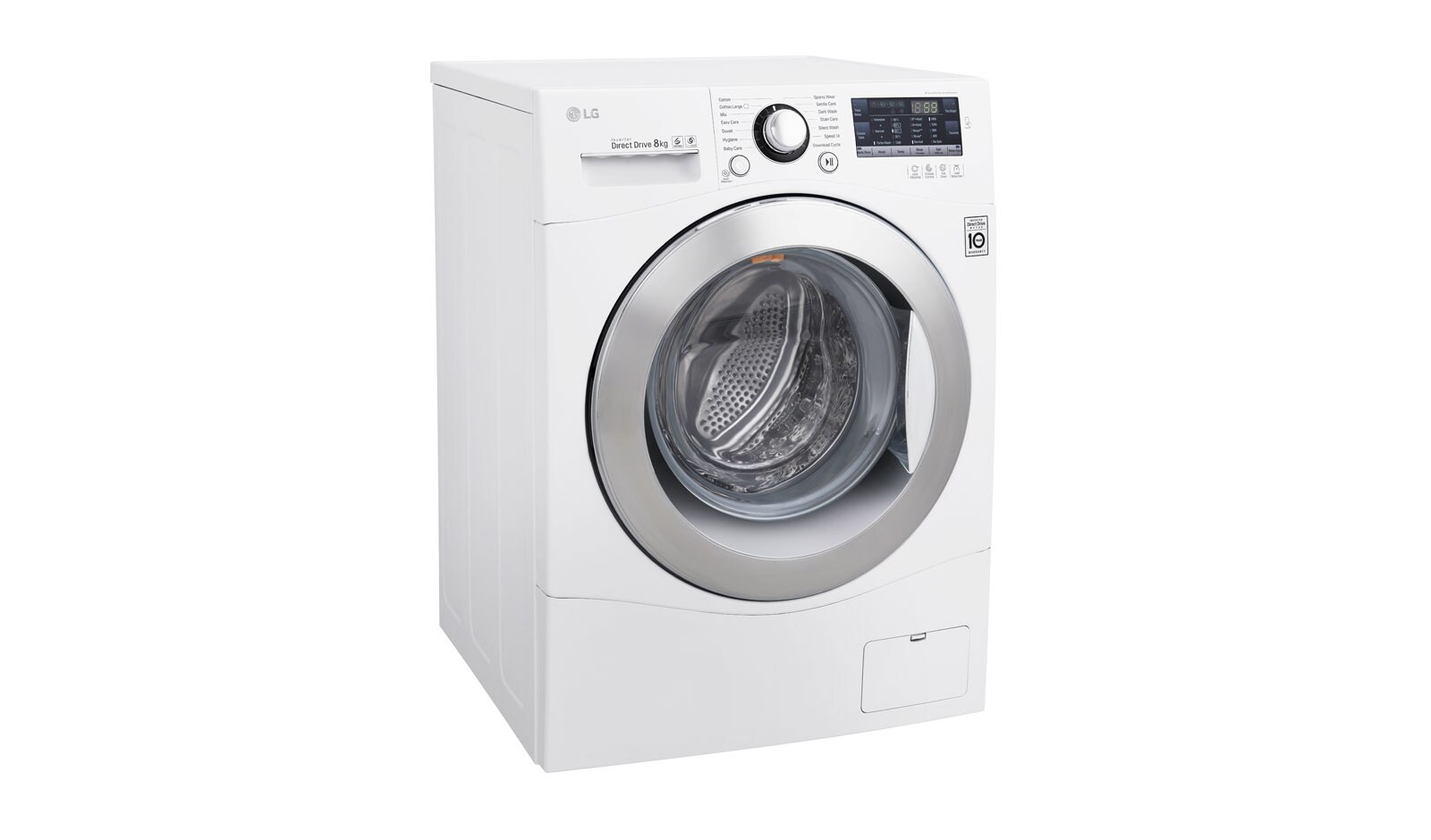 LG 8kg 6 Motion DD Washing Machine With Stylish Chrome Door, FH2A8TDN2