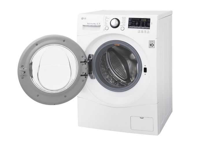 LG 8kg 6 Motion DD Washing Machine With Stylish Chrome Door, FH2A8TDN2
