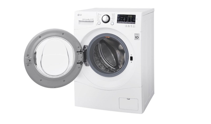 LG 8kg 6 Motion DD Washing Machine With Stylish Chrome Door, FH2A8TDN2