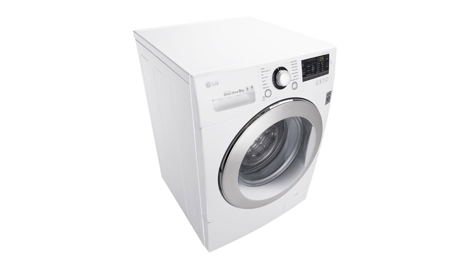 LG 8kg 6 Motion DD Washing Machine With Stylish Chrome Door, FH2A8TDN2