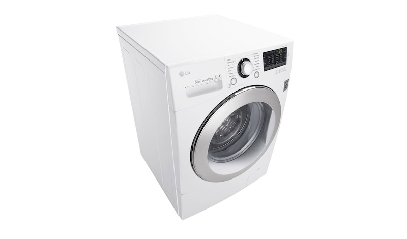 LG 8kg 6 Motion DD Washing Machine With Stylish Chrome Door, FH2A8TDN2